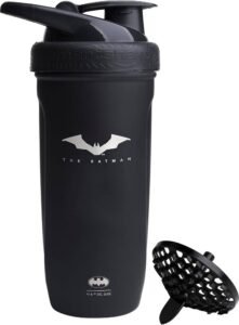 Gertuvė SmartShake Reforce Stainless Steel Batman 900ml.